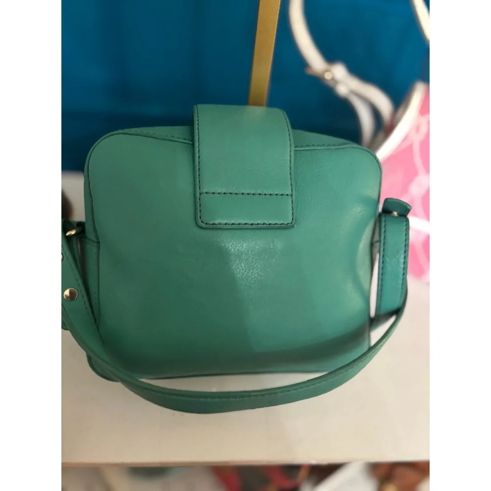 Kate Spade Green Leather Crossbody Bag Small - Picture 2 of 8